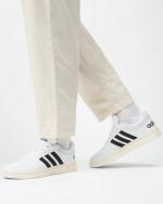 Sportschuhe Turnschuhe Adidas HOOPS 3.0 LOW klassischer Vintage-Mann Weiß