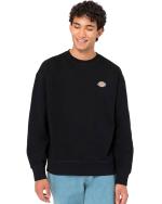 Dickies Millersburg Sport-Sweatshirt mit Rundhalsausschnitt und gebürstetem French-Terry-Baumwollpullover für Herren. Schwarz