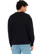 Dickies Millersburg Sport-Sweatshirt mit Rundhalsausschnitt und gebürstetem French-Terry-Baumwollpullover für Herren. Schwarz