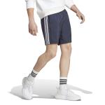 adidas 3 Stripes Chelsea Herrenshorts aus Polyester mit blau-weißen Taschen