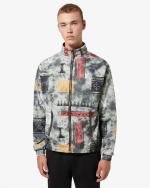 Australian Ethnic Track Multicolor Herren-Sportjacke. Reißverschlusstaschen. Made in Italy