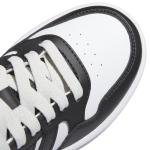 Sportschuhe Sneakers Adidas Hoops Mid K Junge Frau Lifestyle Weiß Schwarz