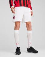  Ac Milan Puma Pantaloncini Shorts UOMO Bianco Home 2024 25 