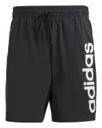 adidas Essentials Chelsea Linear Logo AEROREADY Polyester-Shorts mit Taschen Schwarz