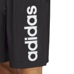 adidas Essentials Chelsea Linear Logo AEROREADY Polyester-Shorts mit Taschen Schwarz