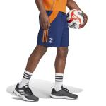 Sportshorts JUVENTUS FC Herren Downtime AEROREADY Reißverschlusstaschen Mikrofaser 2024 25 Blau