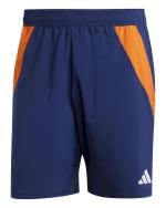 Sportshorts JUVENTUS FC Herren Downtime AEROREADY Reißverschlusstaschen Mikrofaser 2024 25 Blau