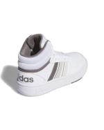 Sportschuhe Sneakers Adidas Hoops Mid K Junge Frau Lifestyle Weiß Grau