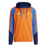 JUVENTUS FC Trainingsanzug Adidas Original Half Zip Hood Herren 2024 25 Orange Blau