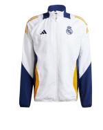 Präsentations-Trainingsjacke REAL MADRID adidas Herren 2024 25 Weiß