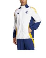 Präsentations-Trainingsjacke REAL MADRID adidas Herren 2024 25 Weiß