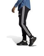 ADIDAS Essentials French Terry Tapered Cuff 3-Streifen Trainingshose Schwarz