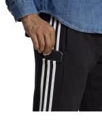 ADIDAS Essentials French Terry Tapered Cuff 3-Streifen Trainingshose Schwarz