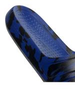 Adidas adilette Flow Unisex Meer Schwimmbad Schwimmen Freizeit Gummi Hausschuhe Schwarz Blau