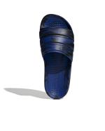 Adidas adilette Flow Unisex Meer Schwimmbad Schwimmen Freizeit Gummi Hausschuhe Schwarz Blau