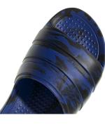 Adidas adilette Flow Unisex Meer Schwimmbad Schwimmen Freizeit Gummi Hausschuhe Schwarz Blau