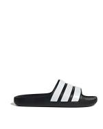 Adidas adilette Flow Unisex Meer Schwimmbad Schwimmen Freizeit Gummi Hausschuhe Schwarz Weiß