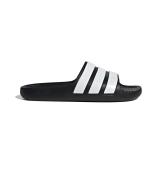 Adidas adilette Flow Unisex Meer Schwimmbad Schwimmen Freizeit Gummi Hausschuhe Schwarz Weiß