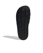 Adidas adilette Flow Unisex Meer Schwimmbad Schwimmen Freizeit Gummi Hausschuhe Schwarz Weiß