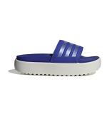 Gummi-Slipper für Dusche, Meer, Schwimmbad ADIDAS ADILETTE PLATFORM Woman Semi Cobalt Blue / Blue Spark Met. / Core White