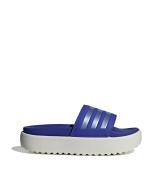 Gummi-Slipper für Dusche, Meer, Schwimmbad ADIDAS ADILETTE PLATFORM Woman Semi Cobalt Blue / Blue Spark Met. / Core White