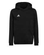 Adidas Entrada 22 Sweat Baumwollfleece Hoodie für Jungen Schwarz