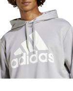 Kompletter Trainingsanzug ADIDAS Big Logo Hoodie French Terry Polyester Herren Grau