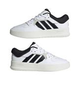 Sportschuhe Turnschuhe Adidas Court 24 Leder UNISEX Weiß Schwarz