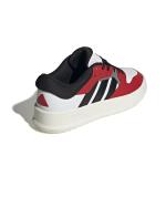 Sportschuhe Sneakers Adidas Court 24 Leder UNISEX Rot Weiß Schwarz