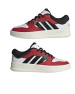 Sportschuhe Sneakers Adidas Court 24 Leder UNISEX Rot Weiß Schwarz