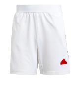 adidas House of Tiro Nations Pack Weiße Baumwollshorts für Herren. REISSVERSCHLUSSTASCHEN