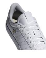 Sportschuhe Sneakers Adidas VL Court 3.0 Leder UNISEX TOTAL WEISS