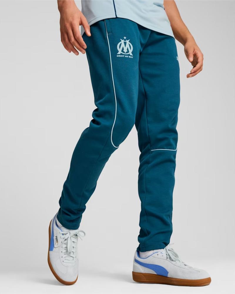  Marsiglia OM Olympique Puma Pantaloni tuta Pants Casuals BluaBlu pacific