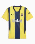 Fußballtrikot Fenerbahçe SK Home 2024 25 Kurzarm Herren Gelb