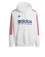 Adidas House of Tiro Nations Pack Kapuzenpullover Baumwolle FLEECE Mann WEISS