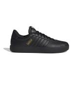 Sportschuhe Sneakers Adidas VL Court 3.0 Leder UNISEX TOTAL SCHWARZ