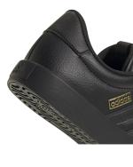 Sportschuhe Sneakers Adidas VL Court 3.0 Leder UNISEX TOTAL SCHWARZ