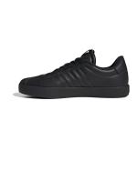 Sportschuhe Sneakers Adidas VL Court 3.0 Leder UNISEX TOTAL SCHWARZ