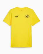 Freizeit T-Shirt BORUSSIA DORTMUND 09 BVB Puma Ftbl Culture Rundhals Baumwolle Herren Shirt 2024 25 Gelb