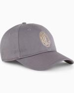 ACM MILAN Puma Team Cap Baumwollmütze 2024 25 Unisex Grau