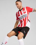 PSV Eindhoven Heim-Fußballtrikot 2024 25 kurze Ärmel Herren Rot Weiß