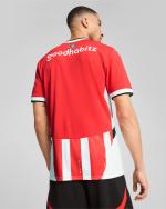 PSV Eindhoven Heim-Fußballtrikot 2024 25 kurze Ärmel Herren Rot Weiß