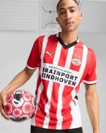 PSV Eindhoven Heim-Fußballtrikot 2024 25 kurze Ärmel Herren Rot Weiß