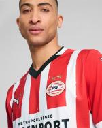 PSV Eindhoven Heim-Fußballtrikot 2024 25 kurze Ärmel Herren Rot Weiß