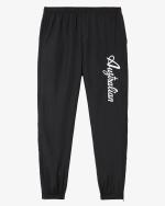  Pantaloni tuta Pants UOMO Australian smash Logo RICAMO Nero con tasche 