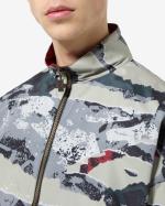 Australian ALL OVER PRINT SMASH Sportjacke Herren Reißverschlusstaschen Made in Italy Multicolor 031