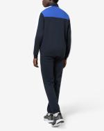 Australian ESSENTIAL kompletter Trainingsanzug Herren Fleece-Baumwoll-Sweatshirt MADE IN ITALY MARINEBLAU