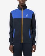 Australian ESSENTIAL kompletter Trainingsanzug Herren Fleece-Baumwoll-Sweatshirt MADE IN ITALY MARINEBLAU