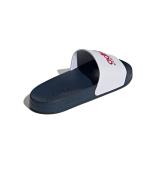 Gummi-Pantoffeln Dusche Meer Schwimmbad Adidas ADILETTE SHOWER Linear UNISEX Blau Weiß Rot