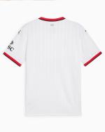 AC MILAN PUMA AWAY 2024 25 WEISS kurzärmliges Herren-Fußballtrikot